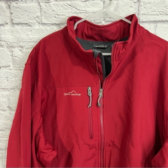 Eddie Bauer men’s 4XL waterproof soft shell jacket red nwt - Picture 6 of 7
